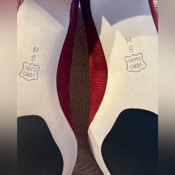 Vaneli shoes women short heels wine color Sz#8M New - Picture 7 of 13